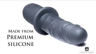 Power Pounder Vibrating and Thrusting Silicone Dildo