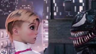 Spider Gwen vs Venom Hentai