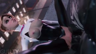 Spider Gwen vs Venom Hentai