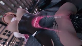 Spider Gwen vs Venom Hentai