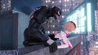 Spider Gwen vs Venom Hentai