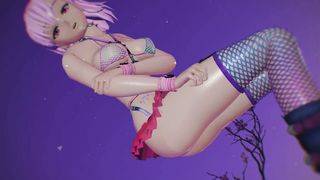 MMD R18 4k UHD Bondage Bikini Misaka Rose - Vibrations - 1068