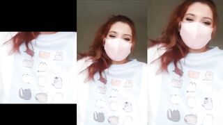 PERFECT BUSTY REDHEAD TEEN FLASHES IN CORONAVIRUS