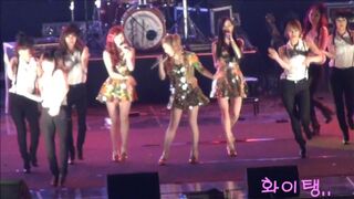 少女时代 120525 Twinkle Fancam.高丽大学庆典