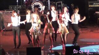 少女时代 120525 Twinkle Fancam.高丽大学庆典