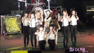 少女时代 120525 Twinkle Fancam.高丽大学庆典