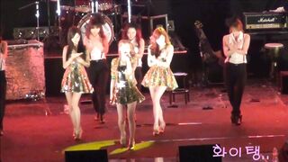 少女时代 120525 Twinkle Fancam.高丽大学庆典