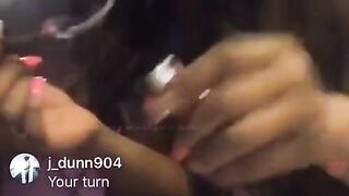 @VELET_TO_YOU SHOWS HER BIG TITTIES ON INSTAGRAM LIVE