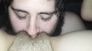 Tongue Fucking and Smothering my Face in her VERY Fat Hairy Pussy