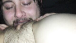 Tongue Fucking and Smothering my Face in her VERY Fat Hairy Pussy