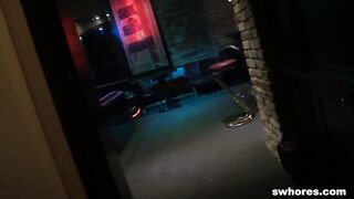 Amateur stripper fucks and grinds in POV at the club