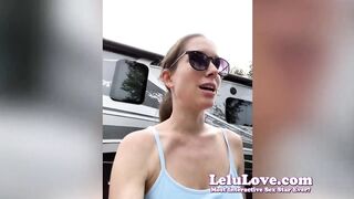 Peek Behind the Scenes in the REAL Daily Life Of Pornstar Glamping Twerking Joi Feet & More - Lelu Love