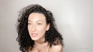 Curly Hair Big Tits Changing Bras