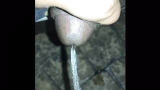 Letting Stepdaddy Piss on me and Helping him Piss