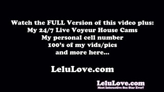 Behind the scenes live cam show amateur MILF records custom vids of CEI lactation oily feet & more... - Lelu Love