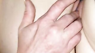 Hot wife fingerings her pussy