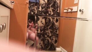 18 YEAR OLD SHOOTS LOAD INTO TOILET