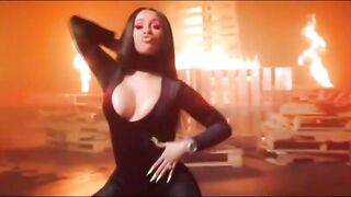 Cardi B Jerk off Challenge (Leaked Nudes)