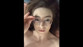 Tik Tok Girl Plays with Tits