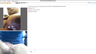 Omegle Black Girl want my Cum