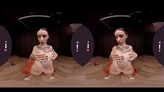 PORNBCN VR 4K | PRVega28 in the dark room of pornbcn in virtual reality masturbating hard for you FULL LINK ->