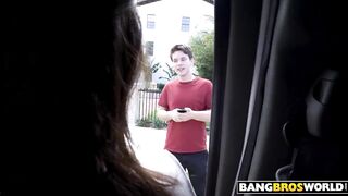 Stunning Busty Latina Babe Fucks Random Guy off the Street to his Amazement