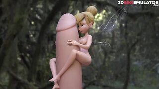 3D Hentai | Tinker Bell with a Monster Dick