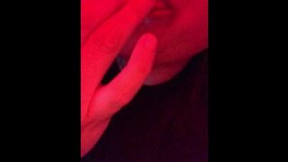 Sucking my Fingers Sloppy Blowjob POV