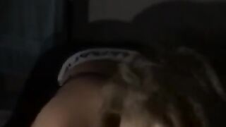 BLONDE GIRLFRIEND SUCKS DICK