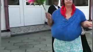 Massive Boobs Granny