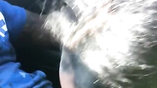 Girlfriend gives Nice Blowjob inside the Car