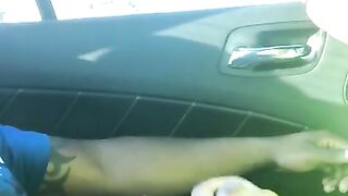 Girlfriend gives Nice Blowjob inside the Car