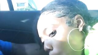 Girlfriend gives Nice Blowjob inside the Car