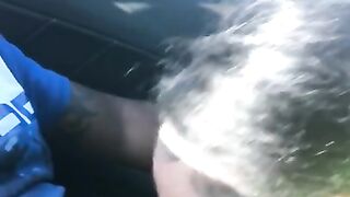 Girlfriend gives Nice Blowjob inside the Car