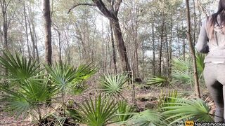 Hiking & Peeing in the Woods forever (4K Public Nature Pissing)