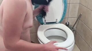 Pissing with my Asshole Open and Licking my Mess Clean