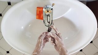 Wash your Hands with me POV ASMR #scrubhub