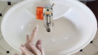 Wash your Hands with me POV ASMR #scrubhub