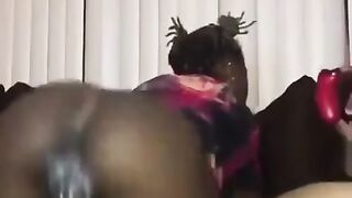 Black Dick Fucks Pussy and PS4