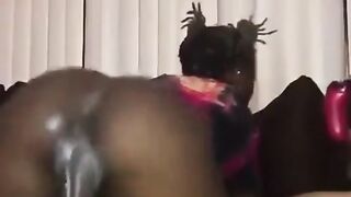Black Dick Fucks Pussy and PS4