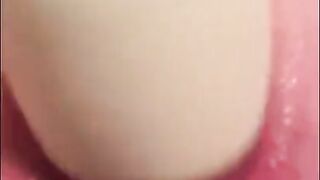 Horny BBW gf masturbates with her vibrator