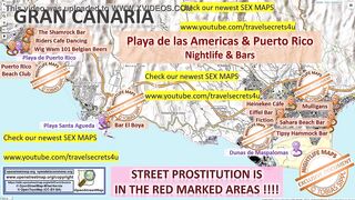 Las Palmas, Gran Canaria, Sex Map, Street Prostitution Map, Massage Parlours, Brothels, Whores, Escort, Callgirls, Bordell, Freelancer, Streetworker, Prostitutes, Latinas