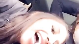 HORNY SNAPCHAT SLUT GIVES HEAD AND DEEPTHROAT TO HER SUGAR DADDY