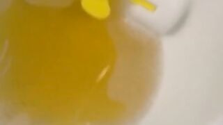 Urine Fetish Princess Potty Training Boy Urinal Toy Aim Play!: Girl Stands to Pee Foamy Yellow Piss