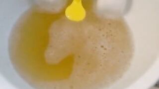 Urine Fetish Princess Potty Training Boy Urinal Toy Aim Play!: Girl Stands to Pee Foamy Yellow Piss