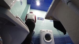 Pissing by Hidden Cam in the Toilet