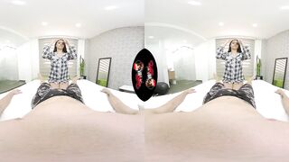 VRLatina - Pretty College Girl Pre Study Fuck - VR