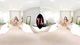 VRLatina - Pretty College Girl Pre Study Fuck - VR