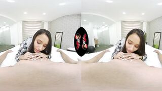 VRLatina - Pretty College Girl Pre Study Fuck - VR