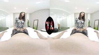 VRLatina - Pretty College Girl Pre Study Fuck - VR